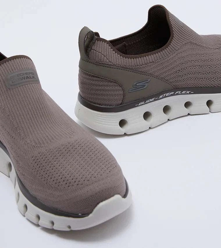 SKECHERS GO WALK GLIDE-STEP FLEX MEN GRY 216223