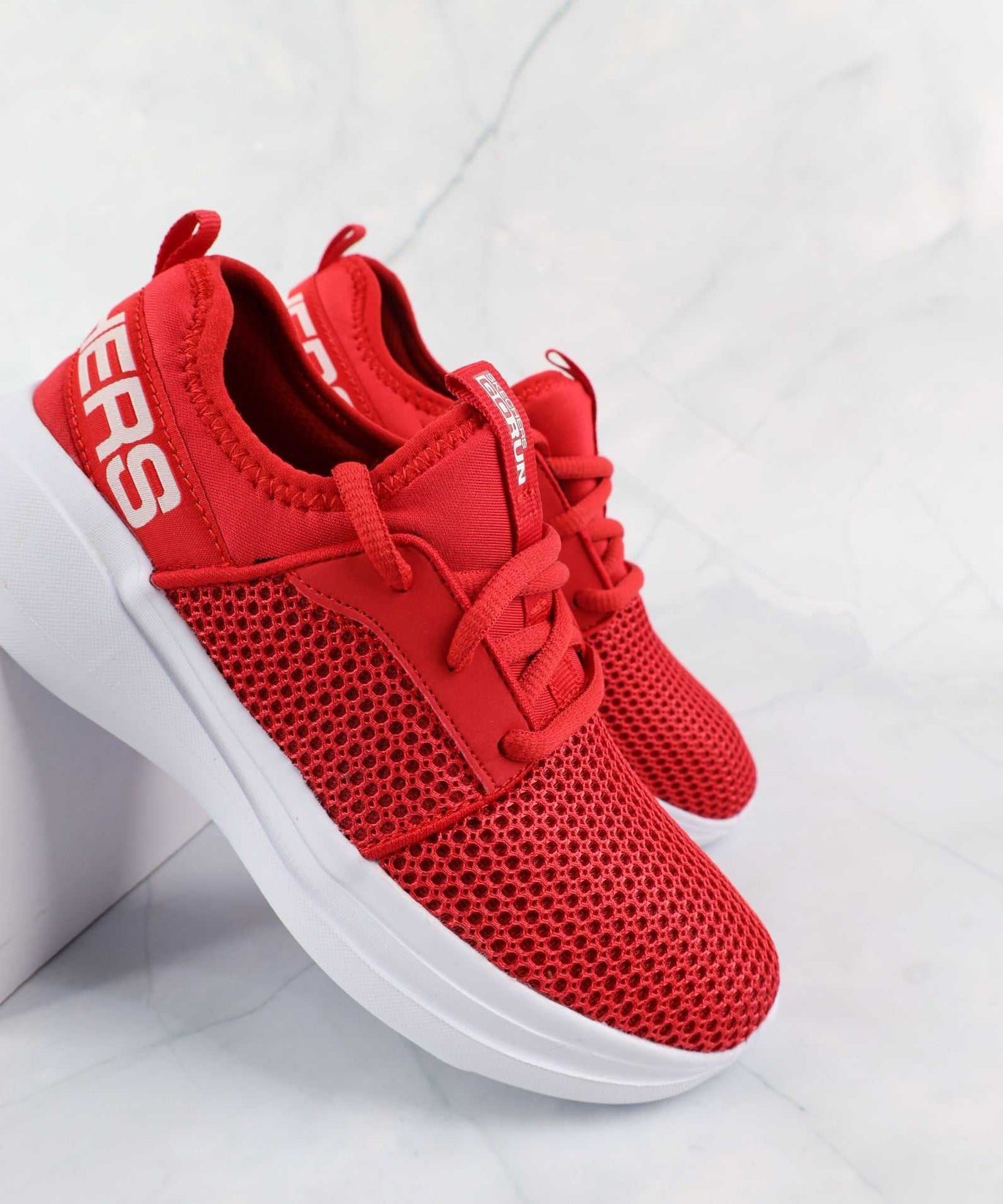 SKECHERS GO RUN KIDS RED 97874 