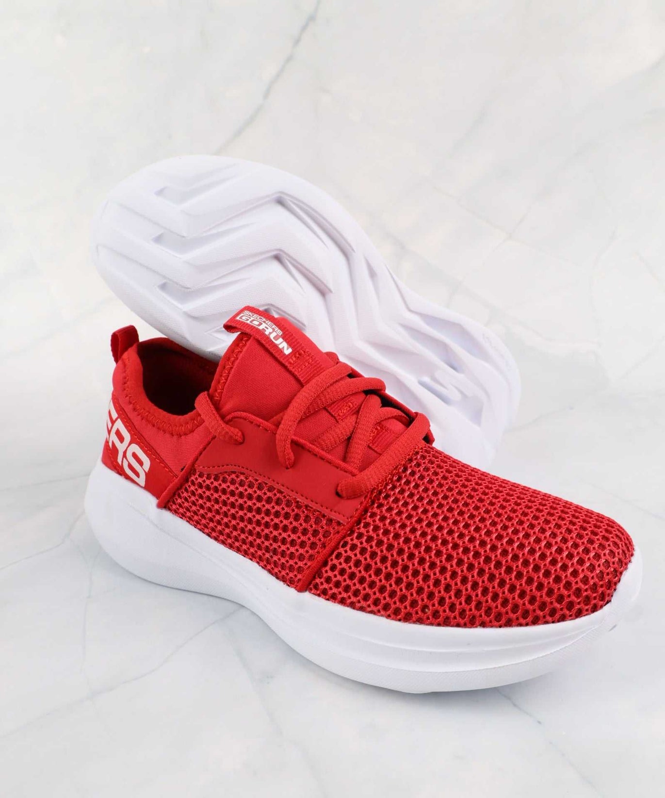 SKECHERS GO RUN KIDS RED 97874 