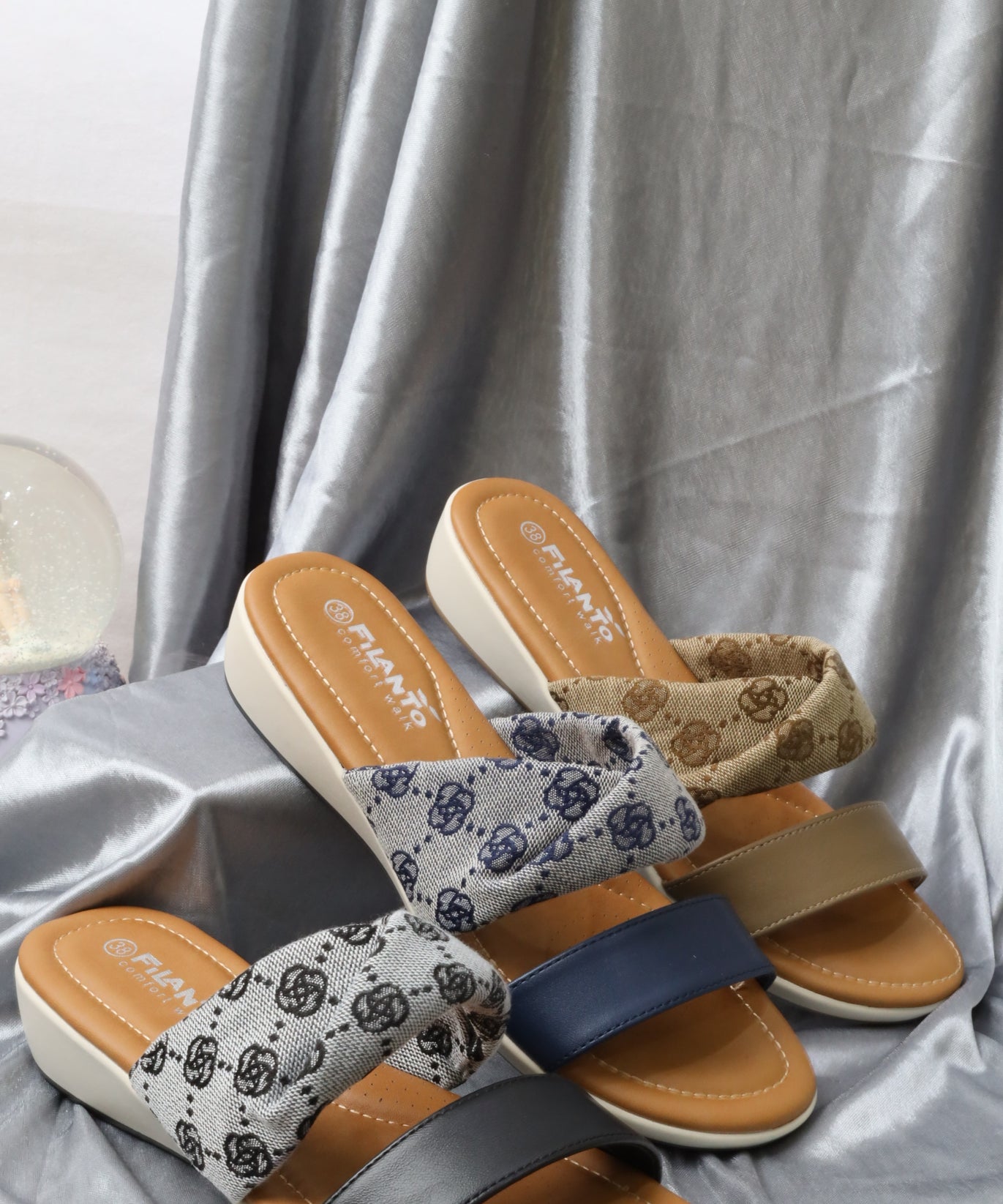 Women's flat sandal 55091 