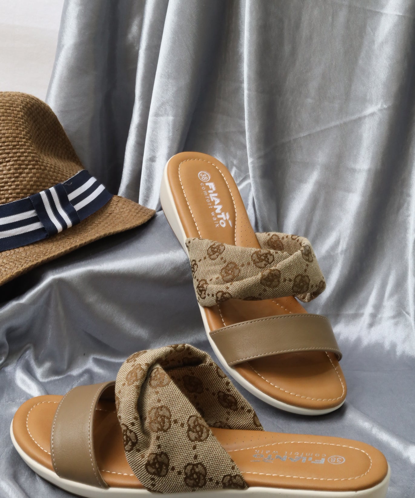 صندل نسائي فلات 55091