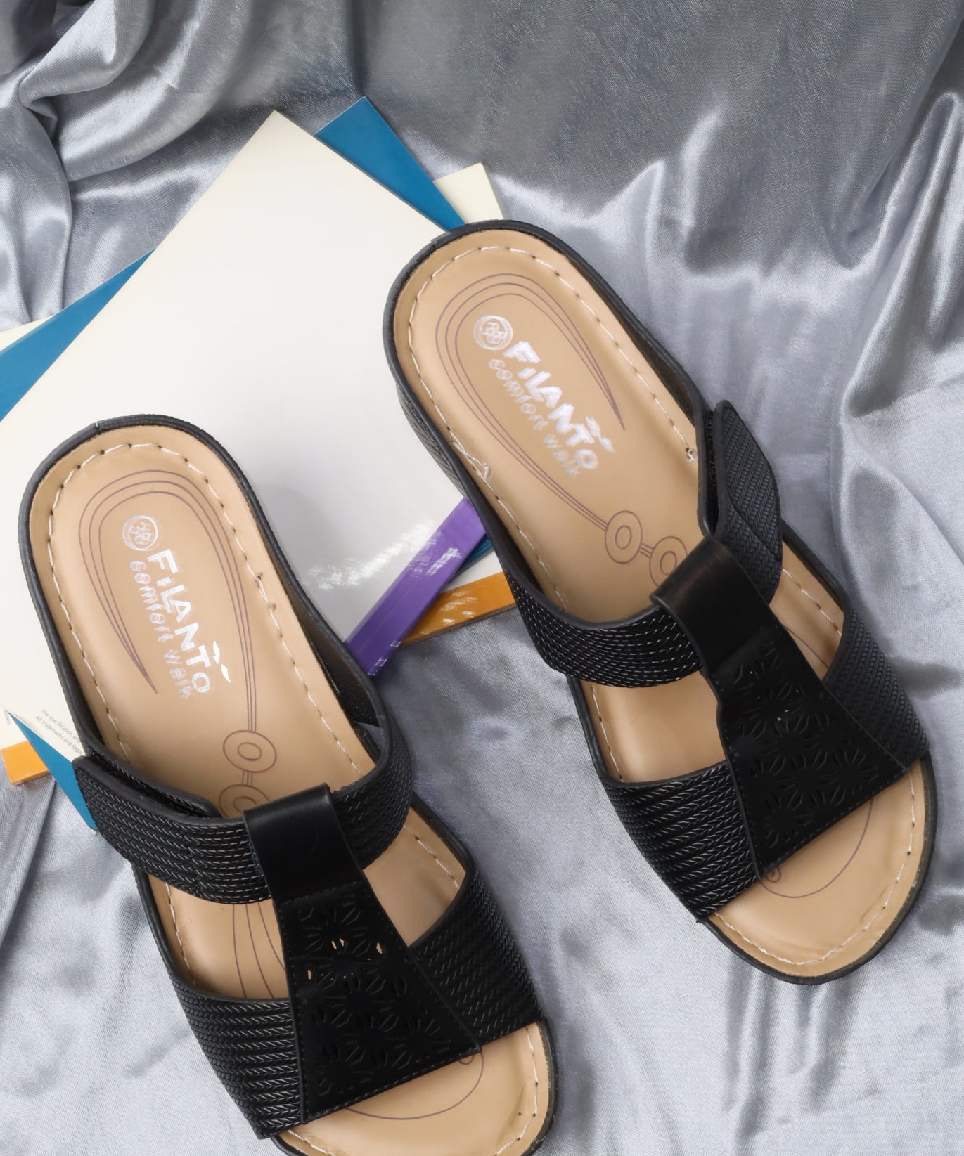 صندل نسائي بكعب عريض 55087