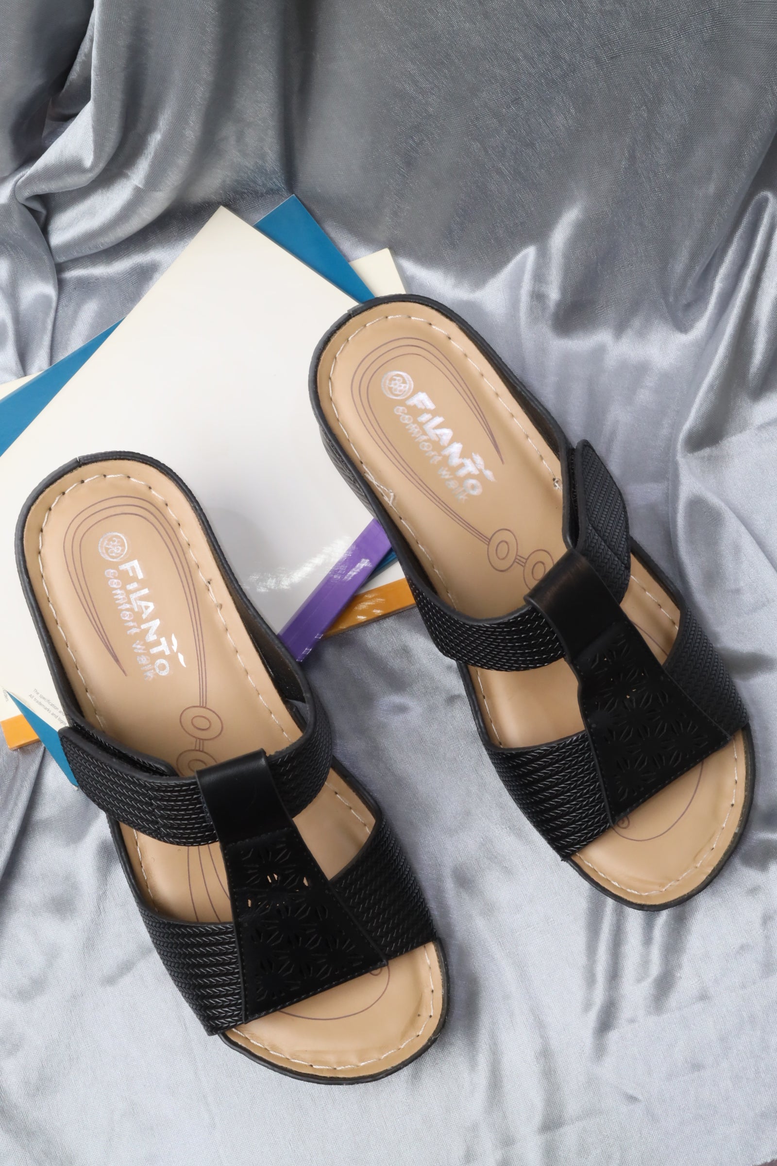 صندل نسائي بكعب عريض 55087