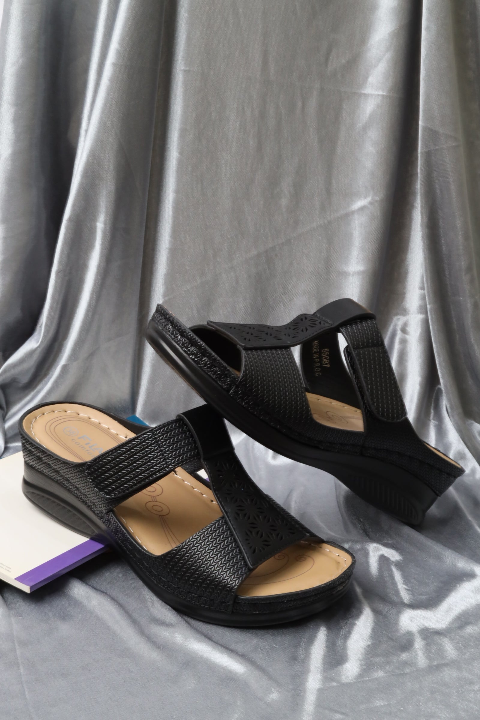 صندل نسائي بكعب عريض 55087