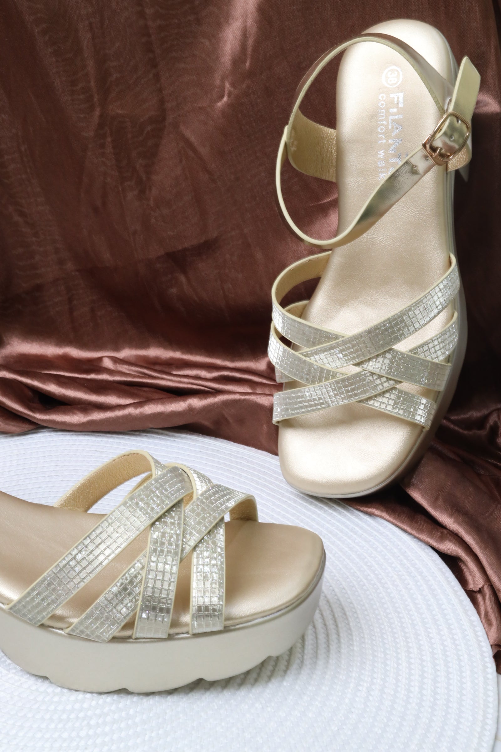 Women's Ankle Strap Sandal 55067 