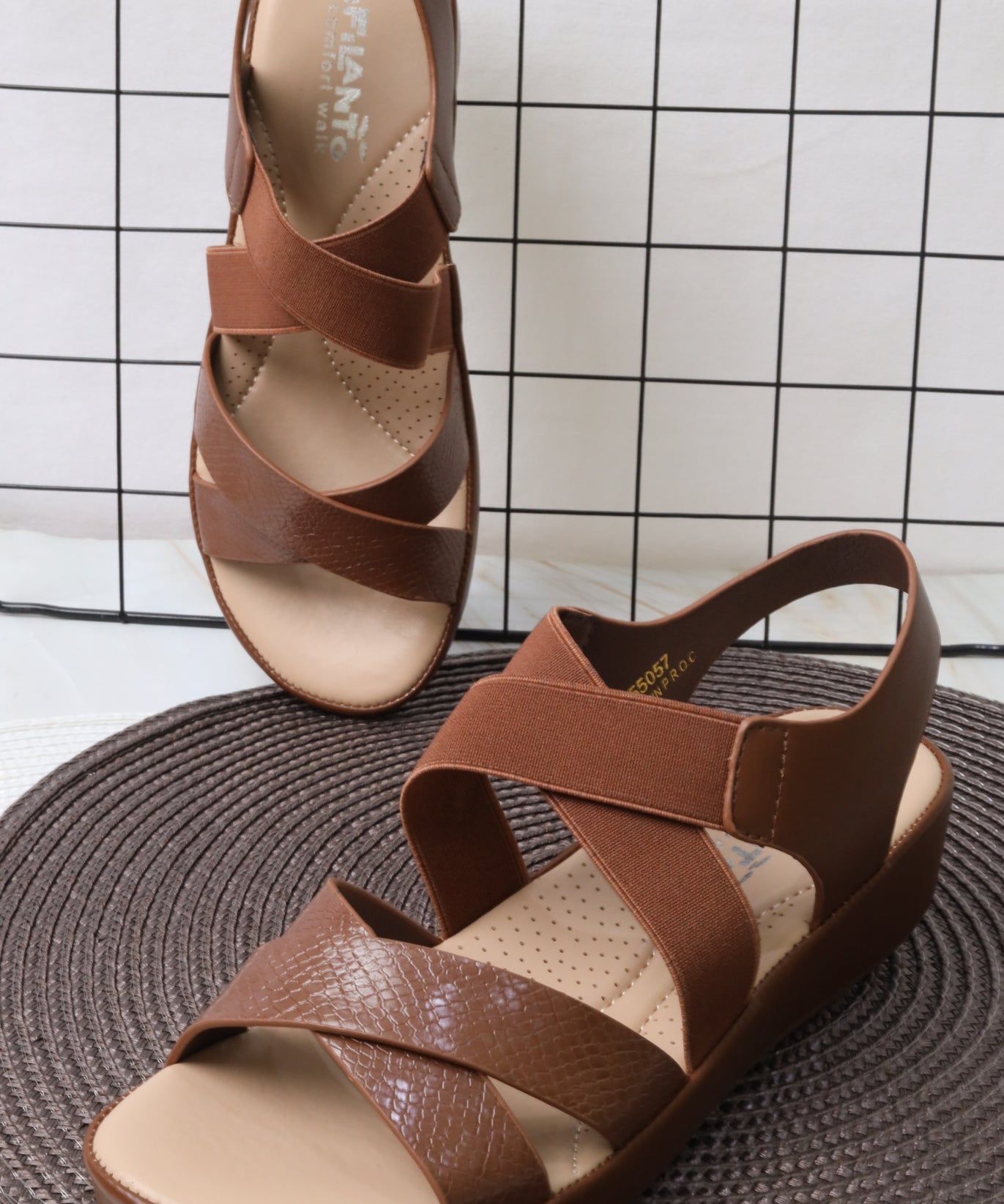 Women's Ankle Strap Sandal 55057 
