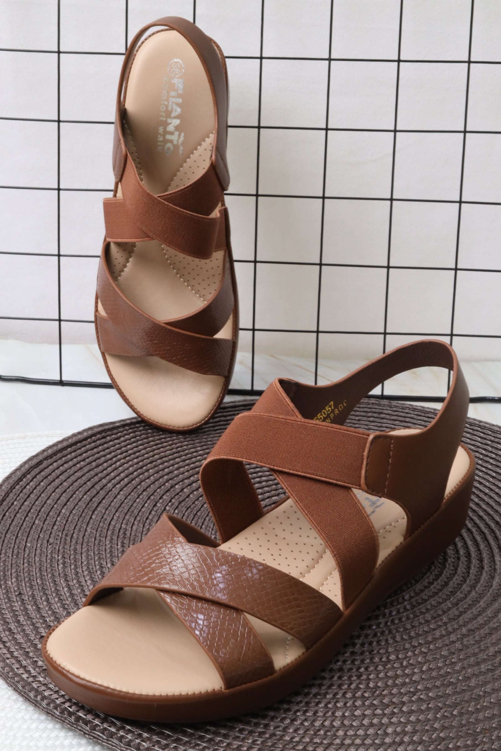 Women's Ankle Strap Sandal 55057 