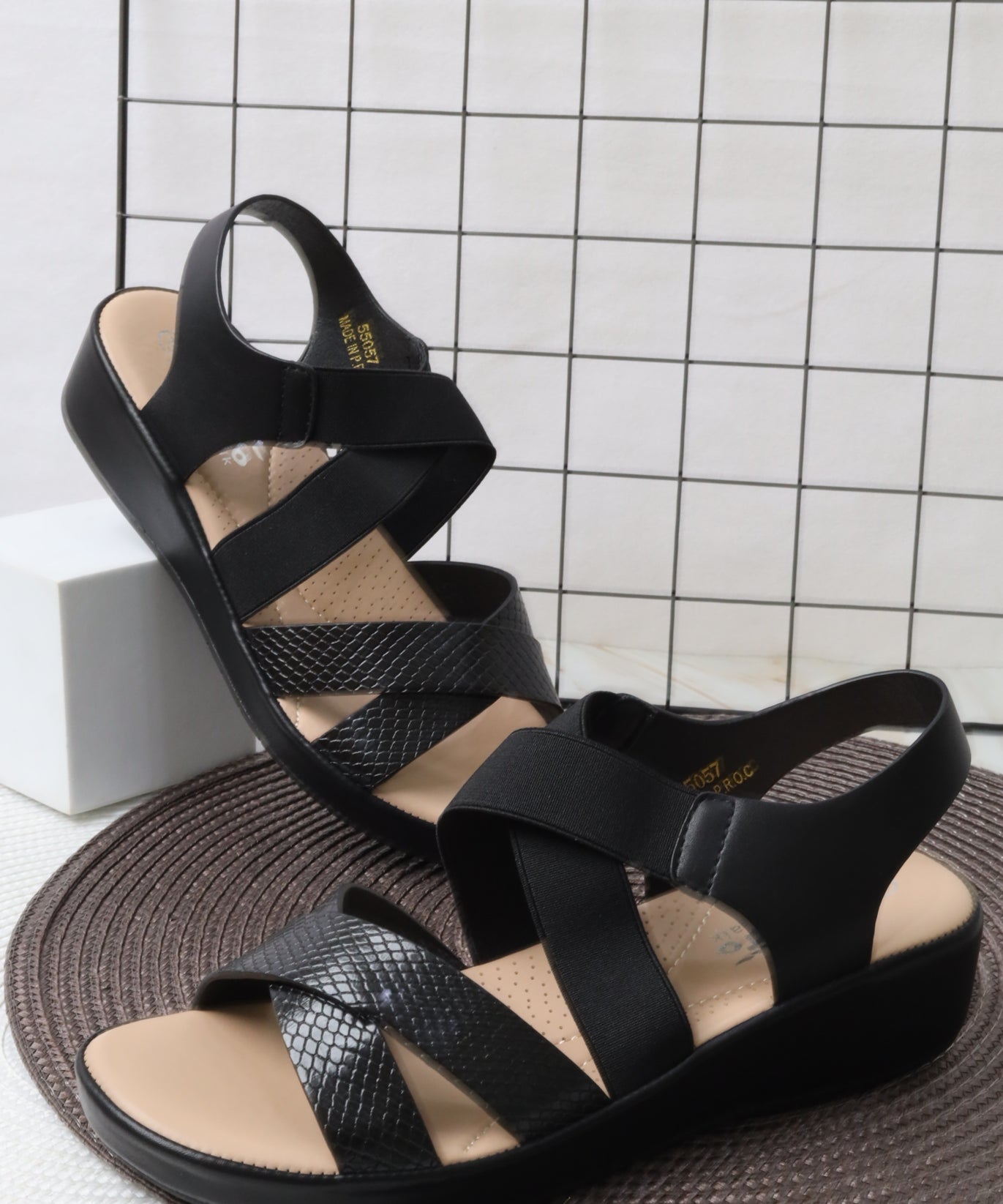 Women's Ankle Strap Sandal 55057 