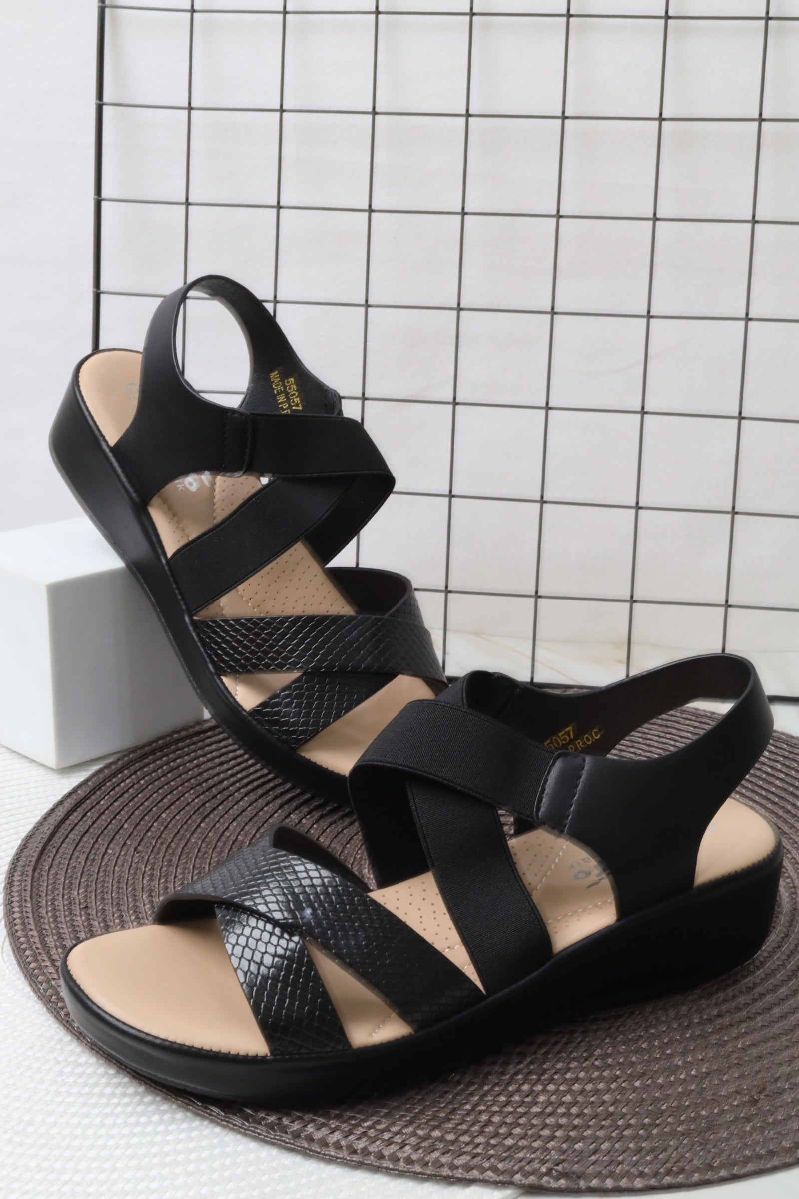 Women's Ankle Strap Sandal 55057 