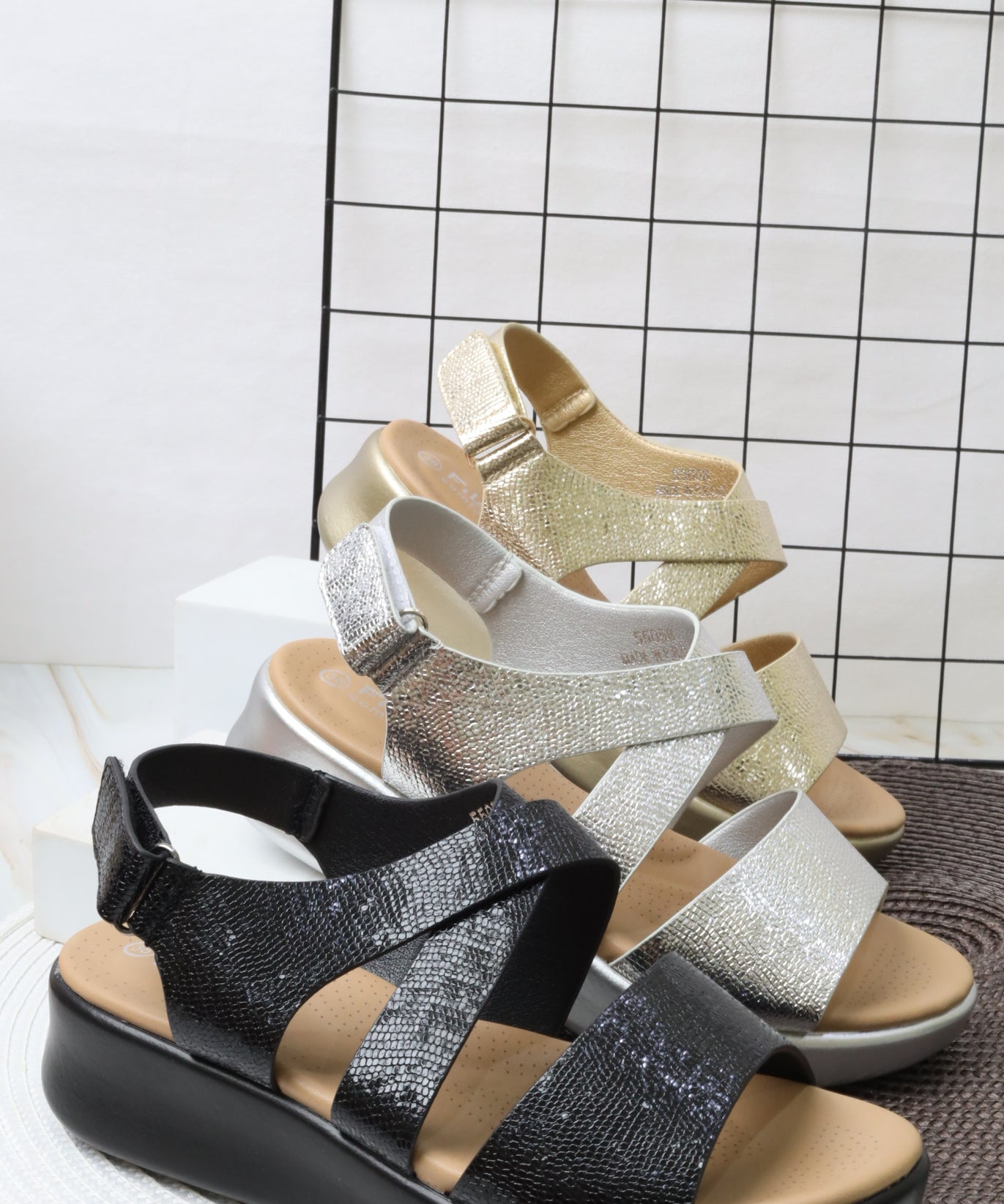 Women's Ankle Strap Sandal 55058 