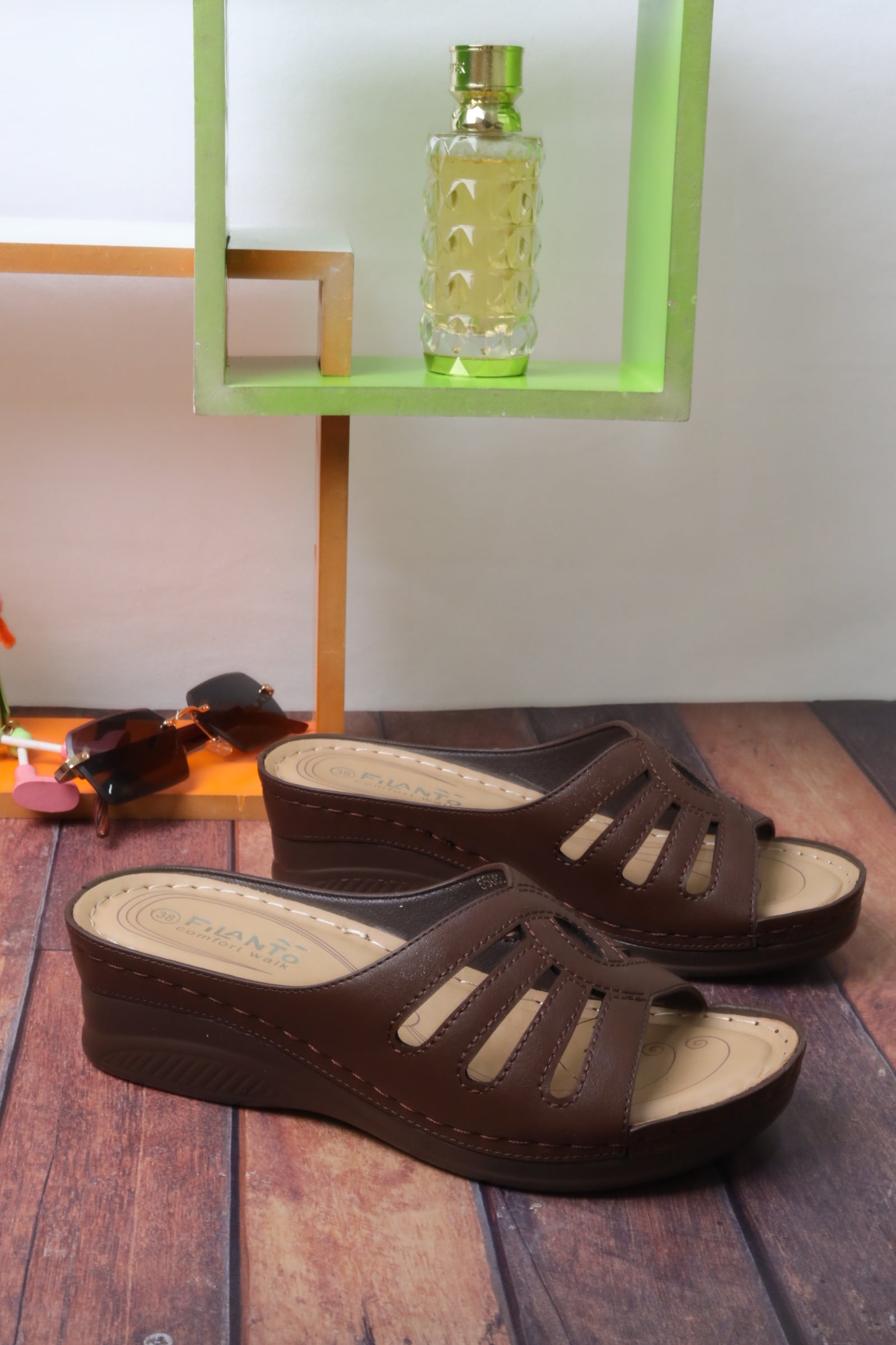 صندل نسائي بكعب عريض 55083