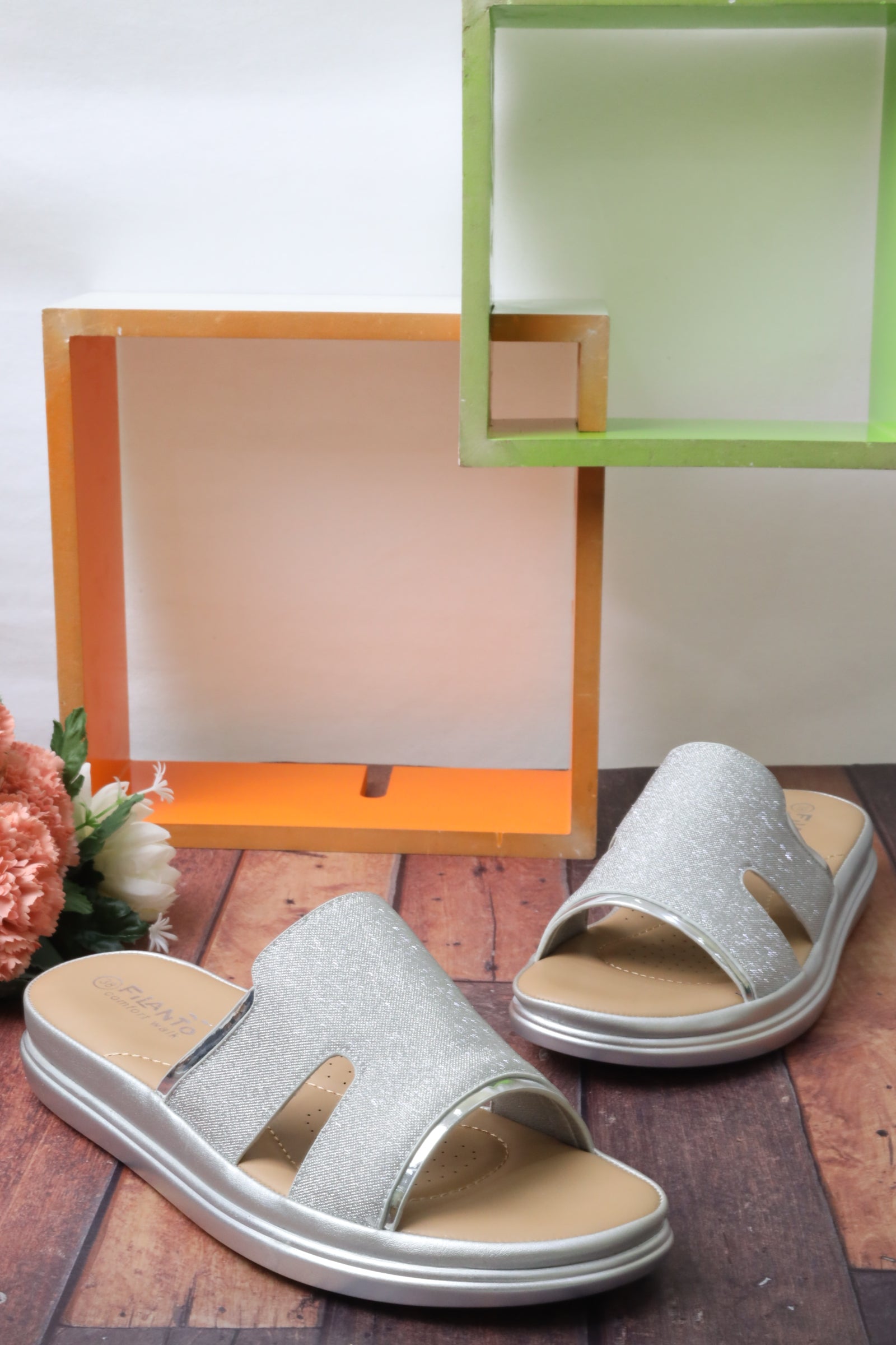 صندل نسائي فلات 55075