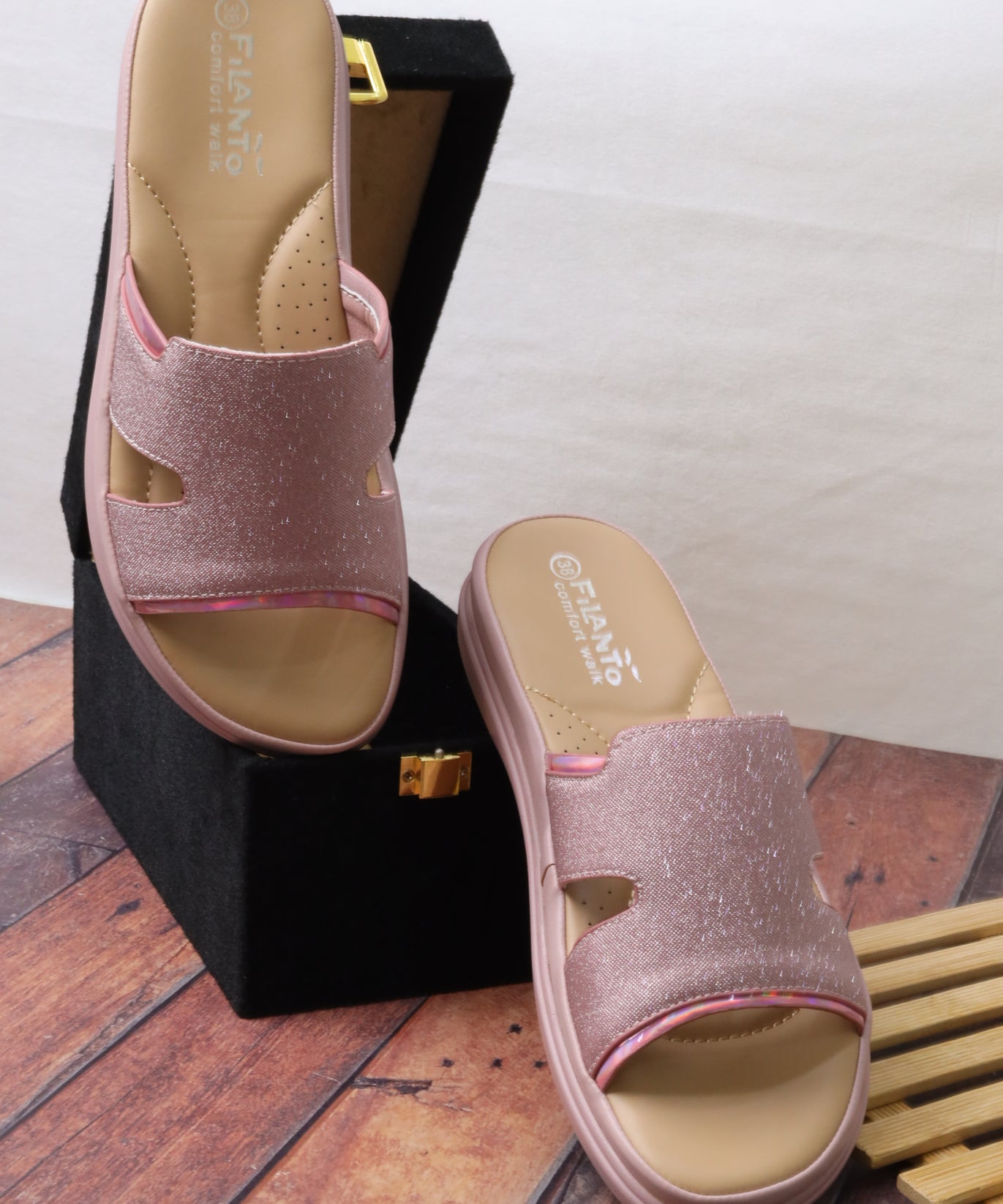 صندل نسائي فلات 55075