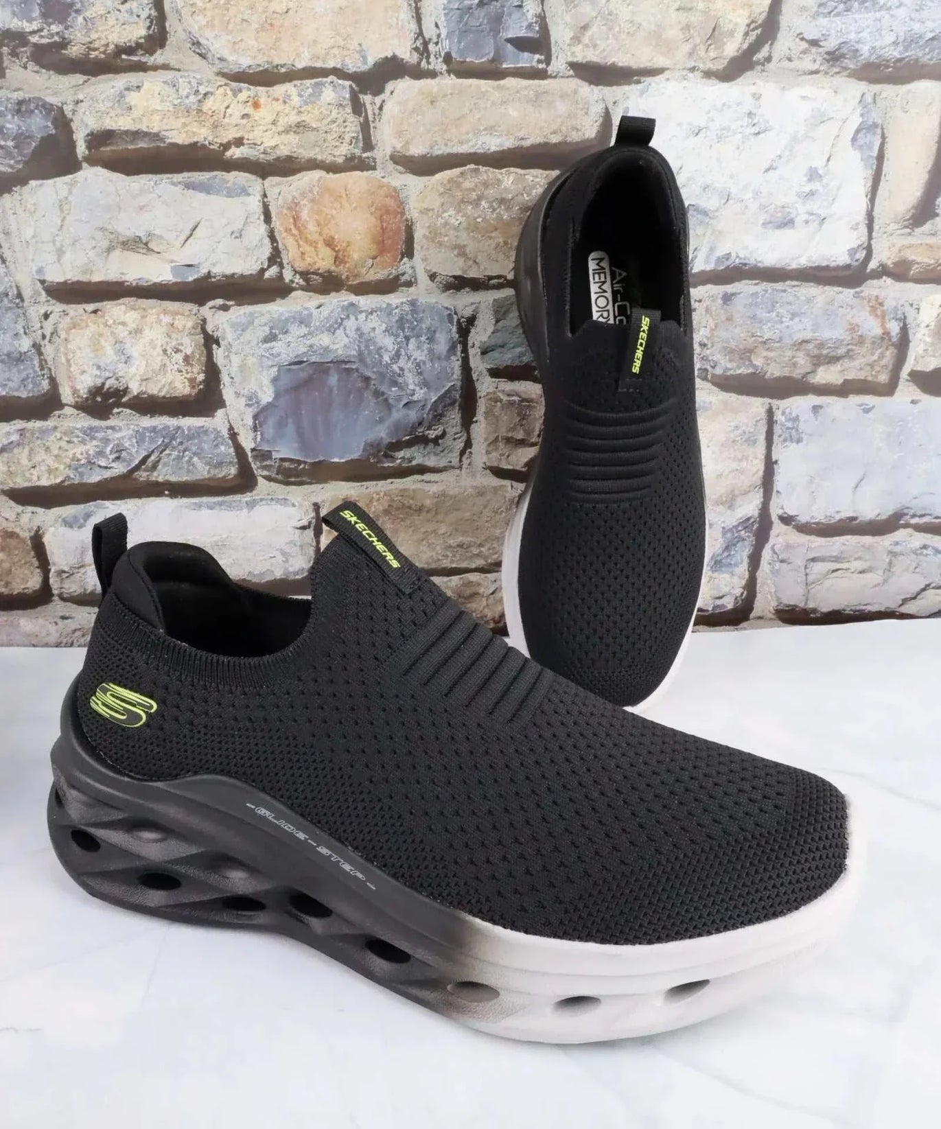 SKECHERS GLIDE-STEP MEN BLK 232638 