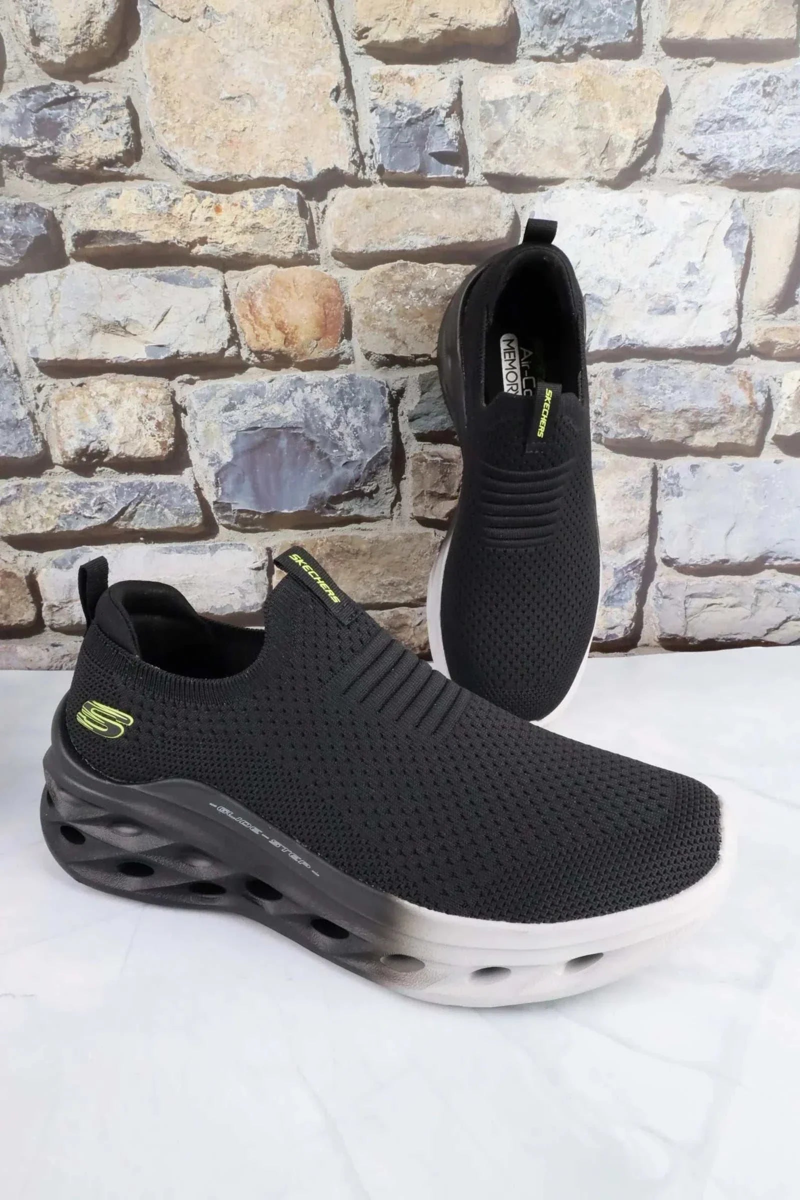 SKECHERS GLIDE-STEP MEN BLK 232638 