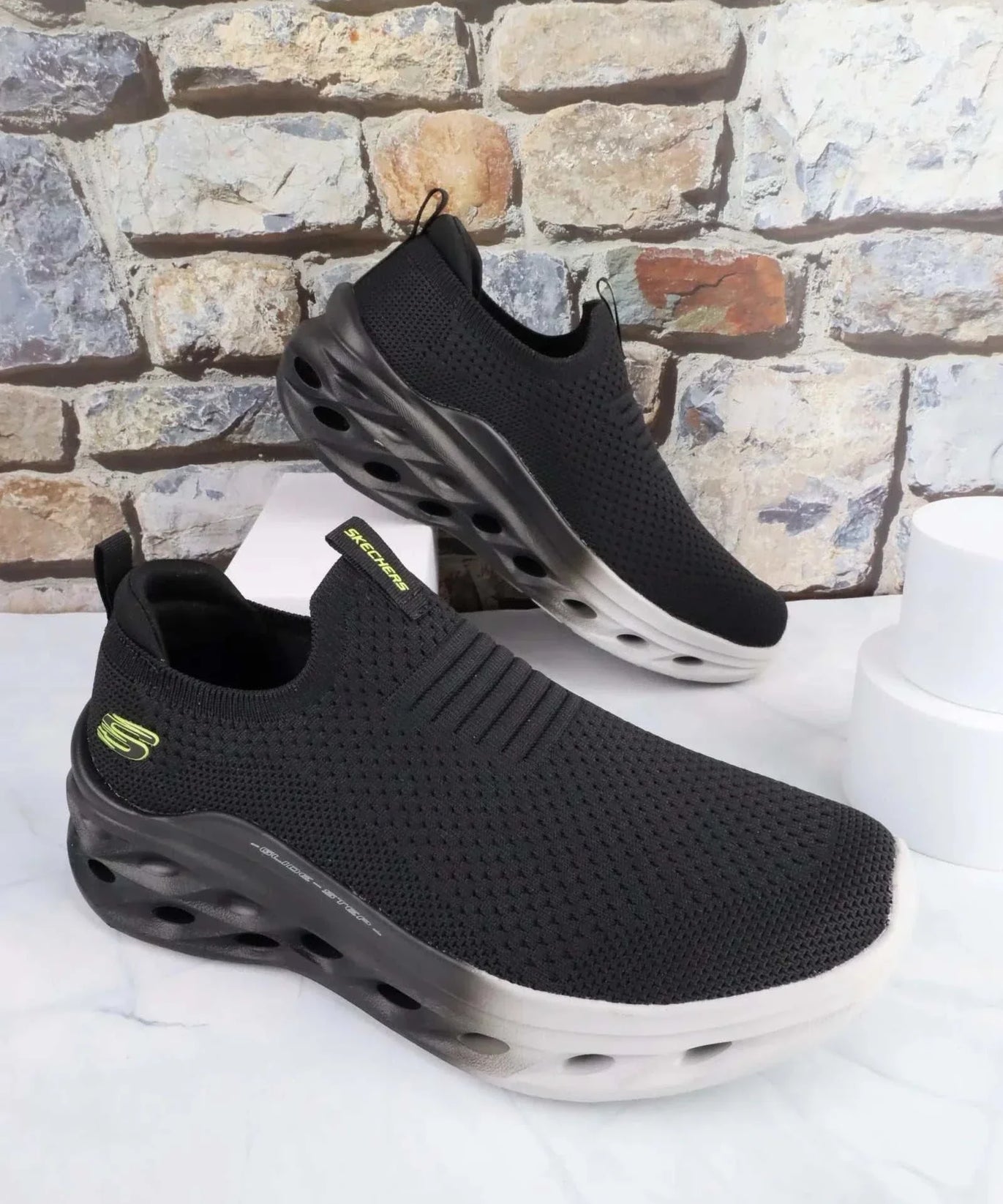 SKECHERS GLIDE-STEP MEN BLK 232638 