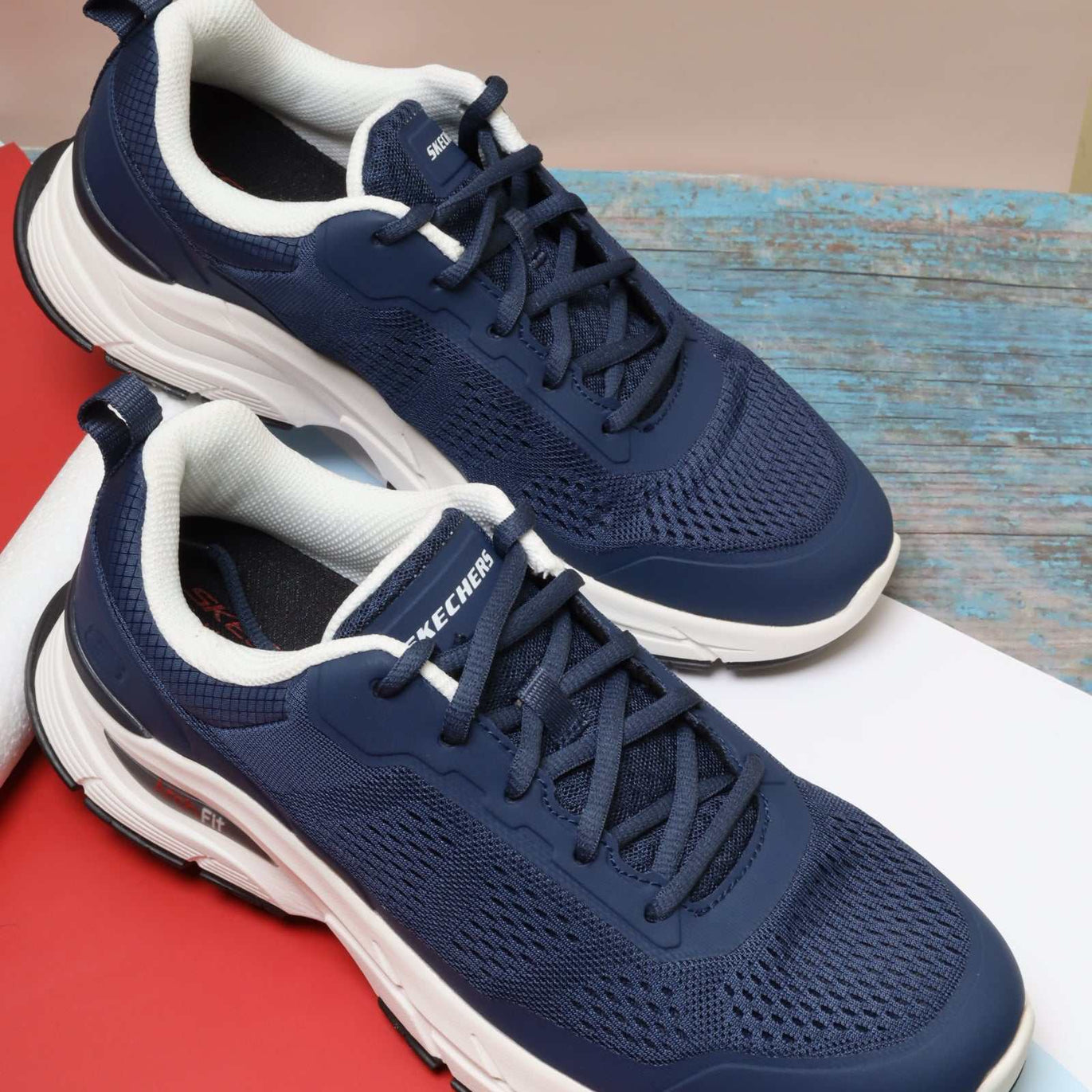 SKECHERS ARCH FIT BAXTER MEN NVY 210353 