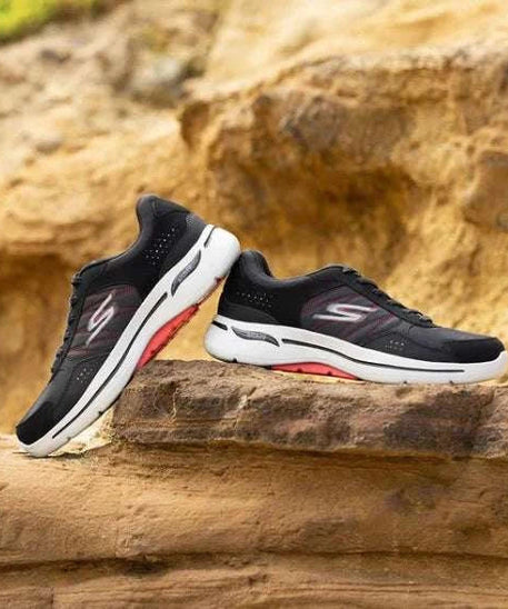 SKECHERS GO WALK ARCH FIT MEN BKRD 216255 