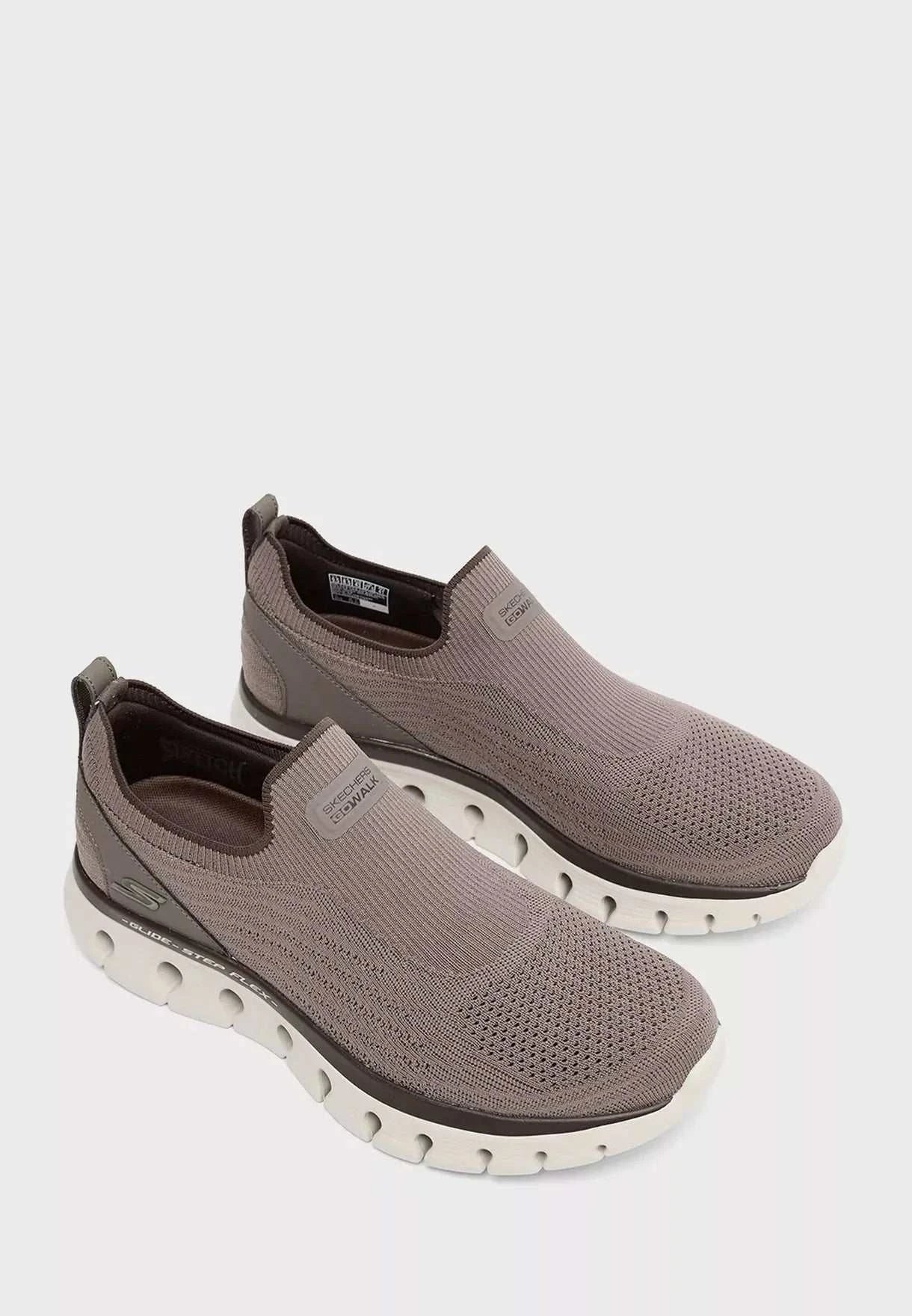 SKECHERS GO WALK GLIDE-STEP FLEX MEN GRY 216223 